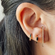 ต่างหูคาดริสตัลล เพชร CZ