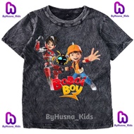 Boboiboy Children's WASHED Shirts BOBOIBOY BOBOI BOY GALAXY Children's Tops PREMIUM Material