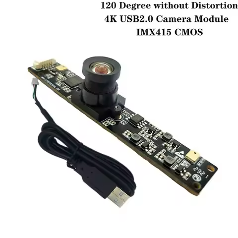 HD 4K USB Camera Module IXM415 120 Degree No Distortion FF/MF 3840 H X 2160 V For Shooting