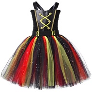 Girls Glitter Pirate Captain Costume Kids Halloween Carnival Party Dress Up Toddler Girl Fancy Pirat