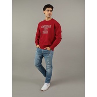 American Eagle เสื้อสเวตเตอร์ผู้ชาย 2108 INTL KI GRAPHIC CREW สี RED - 019-2108-600
