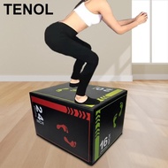 TENOL Plyometric Jumping Box Plyo Box Equipment Multifunction Portable Jumping Agility
