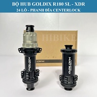 Bộ Hub Goldix R180 SL Ratchet 36T – 24 Lỗ Phanh Đĩa Moay Ơ Xe Đạp