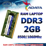 RAM LAPTOP / SODIM 2GB 2RX8 DDR3 PC - 8500S Merk Campur
