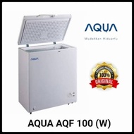 NEW mini Chest Freezer Peti AQUA Low Watt 100Liter 100W *KHUSUS MEDAN*