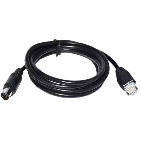 MINI DIN 8PIN MD8 TO RJ45 ADAPTER FOR SONY VIDEO CONFERENCE CAMERA VISCA IN TO OUT NETWORKING DEVICE