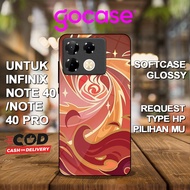 ( AG 3 ) Glossy Softcase For INFINIX NOTE 40S l NOTE 40 l NOTE 40 PRO l NOTE 40 PRO + PLUS l NOTE 30