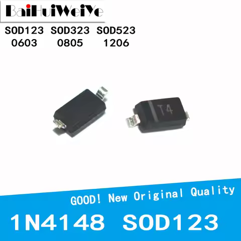 100PCS/Lot 1N4148 1N4148W 1N4148WS 1N4148WT IN4148 High-Speed Switching Diodes SOD123 1206 SOD323 08