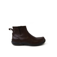 Borsa Genuine Leather Slip-On Boots - Cogent Maroon