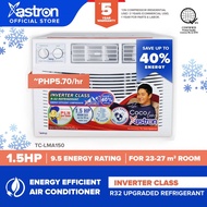 Astron 1.5HP Inverter Class WindowType Aircon | TCLMA150 | Energy-Saving | Built-In Filter
