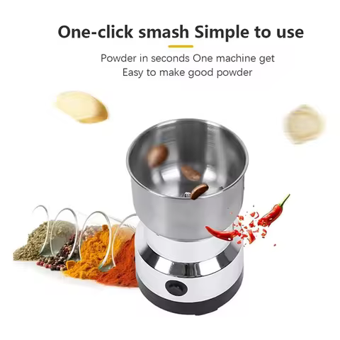 Kitchen Multifunctional 4 Blade Grain Grinder Coffee Chopping Home Electric Coffee Grinder Nut Bean