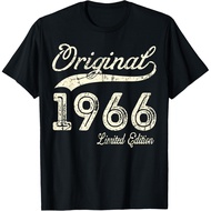 Men's cotton T-shirt 59th Birthday Men Women Vintage 1966 Original Parts T-Shirt