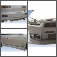 Proton Inspira 1st Generation EVO X 10 FQ400 Skirting Body Kit Fiber Ready Stock