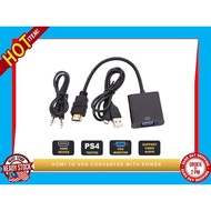 🇲🇾READY STOCK🇲🇾 PC VGA laptop desktop to HDMI TV 🔥 VGA+Audio to HDMI Converter