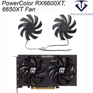 PowerColor RX 6600, 6600 XT, 6650 XT GPU Fan Replacement