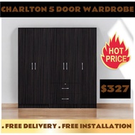 Charlton 5 Door Wardrobe