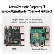 PI BTT Dev Board 64Bit RAM 1GB 1.5Ghz Quad Core Cortex-A53 ARM port WIFI HDMI VS Raspberry 4