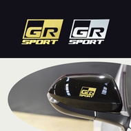 Car Decor Metal GR Sport Emblem Sticker Auto Body Side Window Decal For Toyota Camry Chr Corolla C-H
