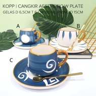 KOPP | AESTHETIC NORDIC STYLE CUP SET | CUP + SMALL PLATE