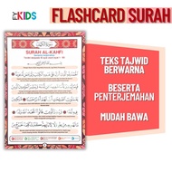 FYKIDS - FLASH CARD SURAH AL-KAHFI BERSERTA TERJEMAHAN (10 AYAT AWAL & AKHIR) - Flash Card - Poster