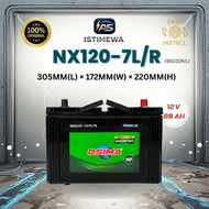 OSIMA 95D31R / 95D31L NX120-7/L Car Battery | Bateri Kereta | Toyota Hilux 4x4, Isuzu, Mitsubishi