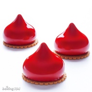 P PAVONI Italian Silicone Mold 3D Water Drop 12pc PV PX4355