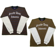 Greedy Dust 'Indonesia' Stripe Long Sleeve T-Shirt