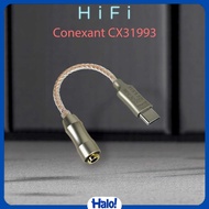 USB Type C to 3.5mm HiFi Adapter Cable DAC Conexant CX31993 Chip - CX-PRO