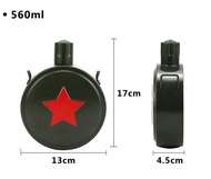 560/800Ml Stainless Steel 304 Hip Flask Camouflage Military Kettle Sports Outdoor Army Flagon Campin