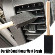 Auto Detailing Blinds Dashboard Sponge Duster Brush Universal Automobile Grille Cleaner Car Interior Dust Removal Tools Car Air Conditioner Vent Cleaning Brush