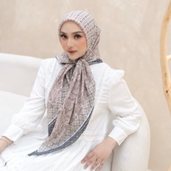 Nathelabel - Bloomy Floaria Pattern Tudung Bawal Hijab Series (Nathelabel Exclusive Hijab Pattern)