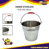 Stainless Steel Bucket Sus 201 - Stainless Steel Water Bucket 201 36cm ZC