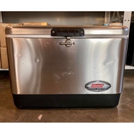 Coleman Steel belted cooler 54QT Made in USA. Used Good Condition