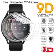 For Diameter 42mm 41mm 40mm 39mm 38mm 37mm 36mm 35mm Universal Soft Hydrogel Film Round Smart Watch 