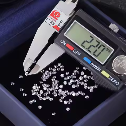 Wholesale CVD HPHT Melee Lab Grown Diamond 0.9mm-3mm DEF VVS-VS Loose T Top Quality Diamonds Gemston