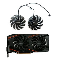 2 fans brand new for GIGABYTE Radeon RX470 480 570 580 588 590 GAMING graphics card replacement fan 