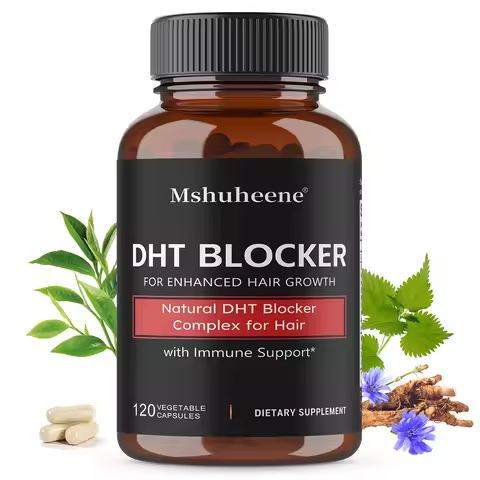 DHT Blocker Supplement with Saw Palmetto-Supports Hair Regrowth, Strengthens Hair & Scalp, Boosts Ha