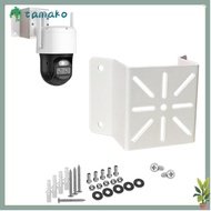 TAMAKO Outdoor Wall Bracket, Metal White Corner Mounting Bracket, Mounting Solution Wall-mounted Cam