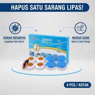 8PCS Ubat Lipas Racun Semut Berkesan Cockroach Bait Trap Killer Hapus Satu Sarang Bunuh Berantai