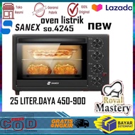 oven sanex so 4254 ukuran 25 liter WATT 450-900 ANTI LENGKET KLUARAN TERBARU DARI SANEX HARGA PROMO