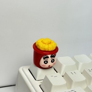 Crayon Shin-Chan Cute Snacks Replaceable Creative Cross Axis Button Cap Esc Single Mechanical Keyboa