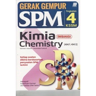 BUKU LATIHAN ( 2025 ) : GERAK GEMPUR SPM KIMIA & CHEMISTRY DWIBAHASA TINGKATAN 4 KSSM