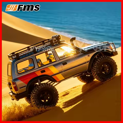 FMS FCX10 LC80 RS Land Cruiser RTR 1/10 RC Electric Remote Control Off-Road Crawler Model Car For Ad