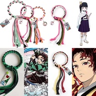 Anime Demon Slayer Tanjirou Weaving Bracelet Multi Color Boys Girls Decoration Birthday Gift Couple 