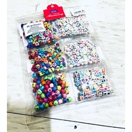 ABC Letter Beads No.6 (6 mm.)Pack/6 Packs)