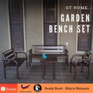 GT Home Bench Chair/ Metal Bench Chair Long/Outdoor Bench Chair/Garden Bench/Kerusi Taman/Kerusi Tam