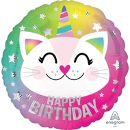 CATICORN BIRTHDAY 17in Foil Balloon Party Decoration 41291