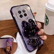 Mirror Bracket Casing Realme 12 Pro Plus 5G case Realme12 + 5G/Realme 11 5G/11X/11 Pro Plus/10/C53/C