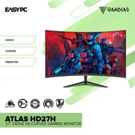 EasyPC | Gamdias Atlas HD27H 27 inches 240Hz VA Curved / HD27IF 27 inches IPS 165Hz / HD24IF and HD2