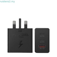 65W EP-T6530 Trio USB C Power Adapter 3-Port Super Fast Charging For Samsung Galaxy S23 Ultra S22 S2